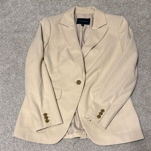 Banana Republic Beige Blazer with Gold Buttons